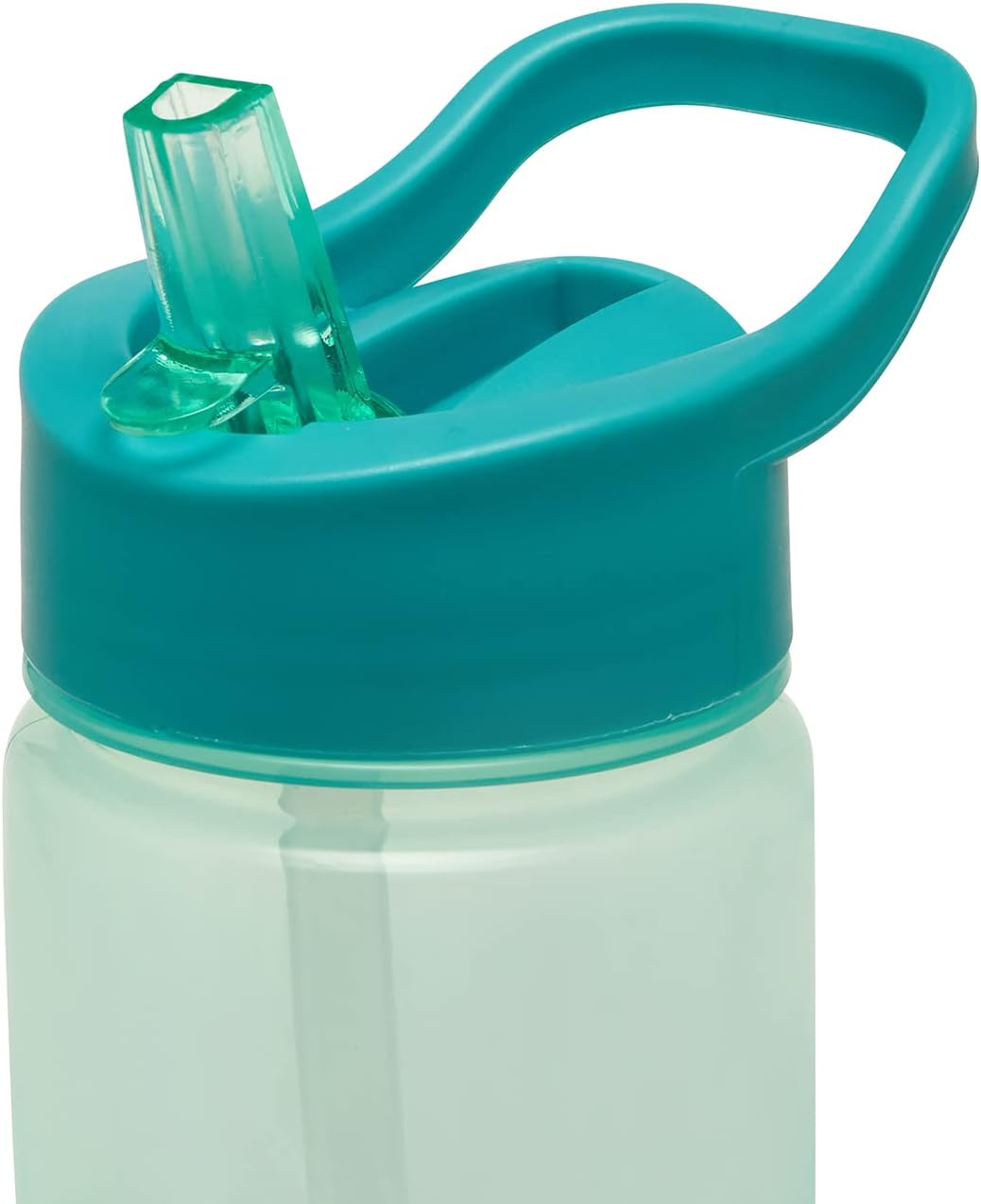 Polar Gear teal A-Z Stickers water bottle 600ml with carry handle