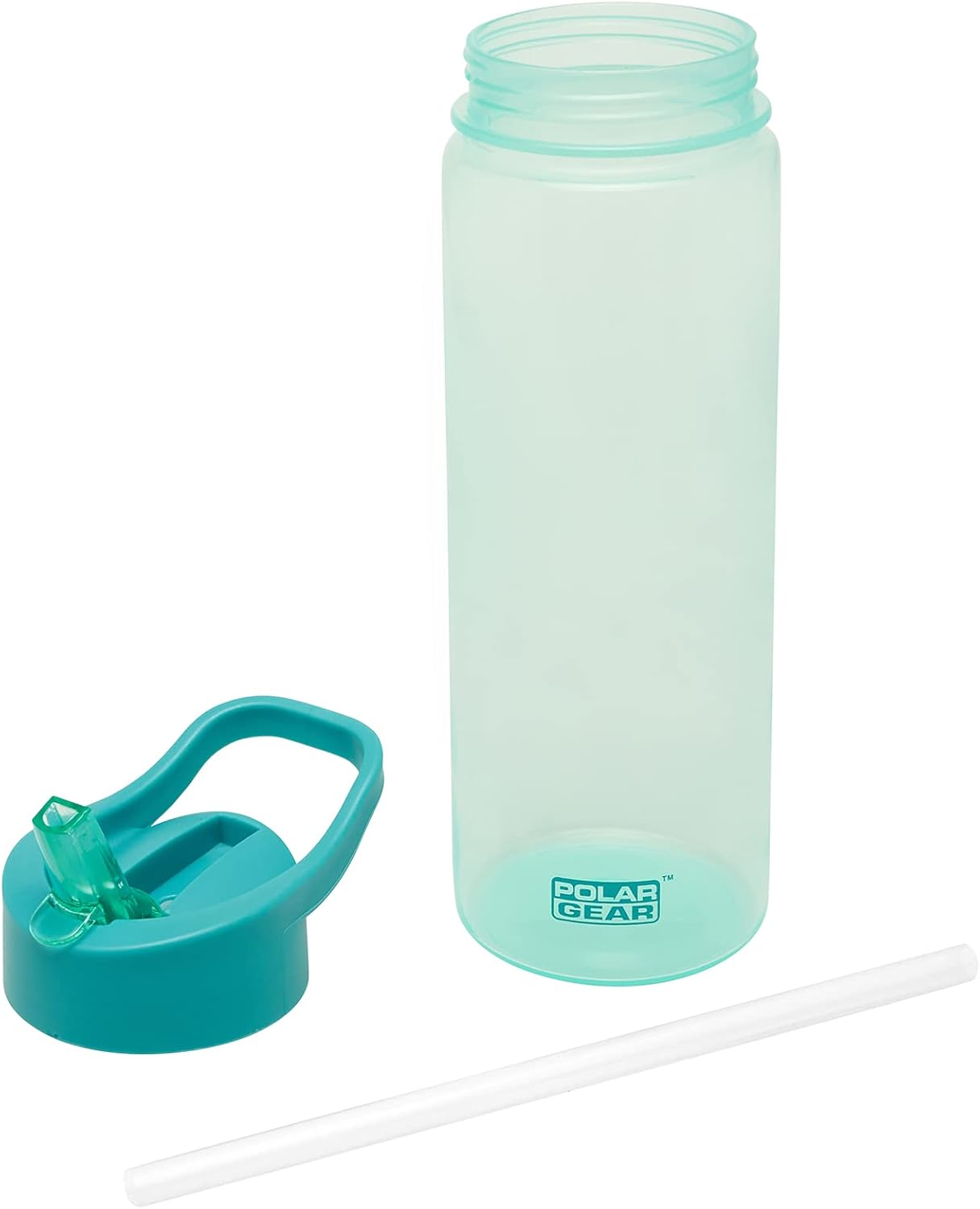 Polar Gear A-Z Stickers 600ml water bottle mint with teal lid