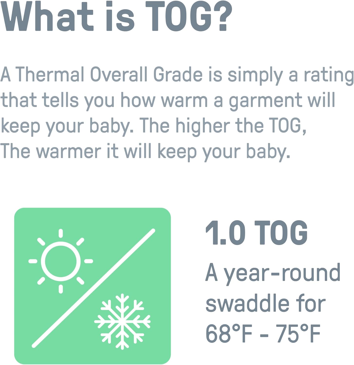 SwaddleMe Luxe Easy Change Swaddle with 1.0 TOG thermal rating
