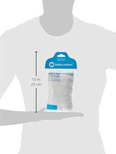 Bébeconfort Stretch Net Panties pack of five, white mesh nappies, 25cm size