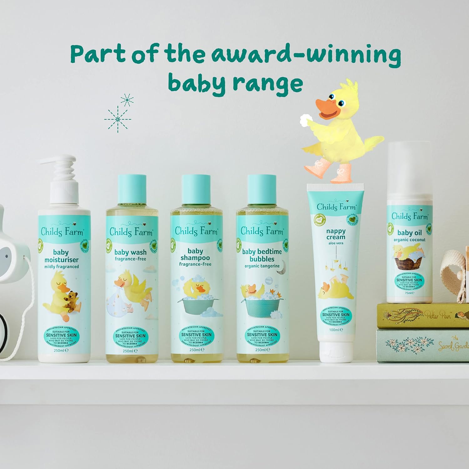 Childs Farm Baby Nappy Cream Unfragranced 100ml white tube with aloe vera
