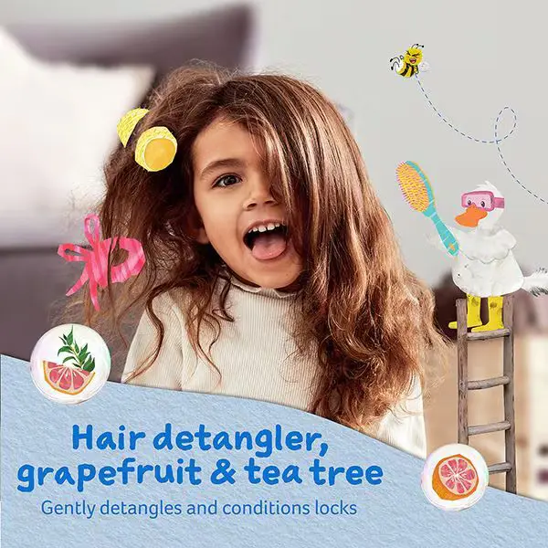 Childs Farm Tangle Taming Hair Detangler Spray with grapefruit and tea tree