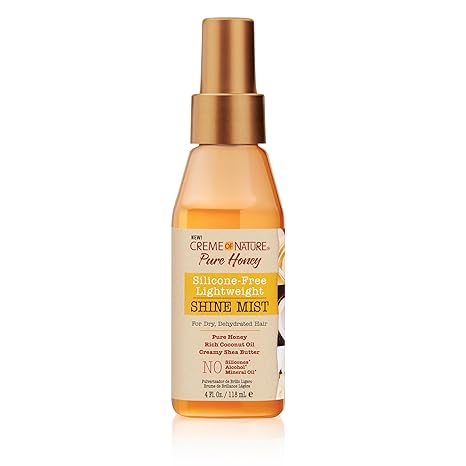 Creme of Nature Pure Honey Silicone Free Shine Mist 118 ml spray bottle