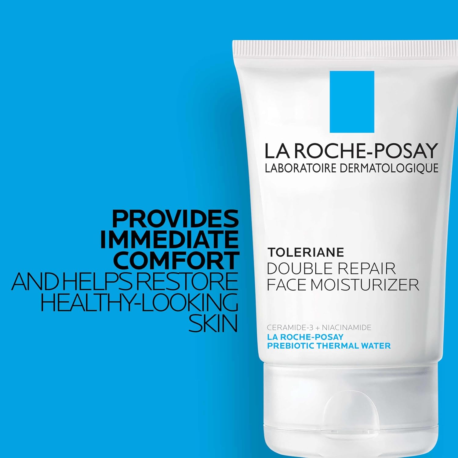 La Roche-Posay Toleriane Double Repair white face moisturiser tube