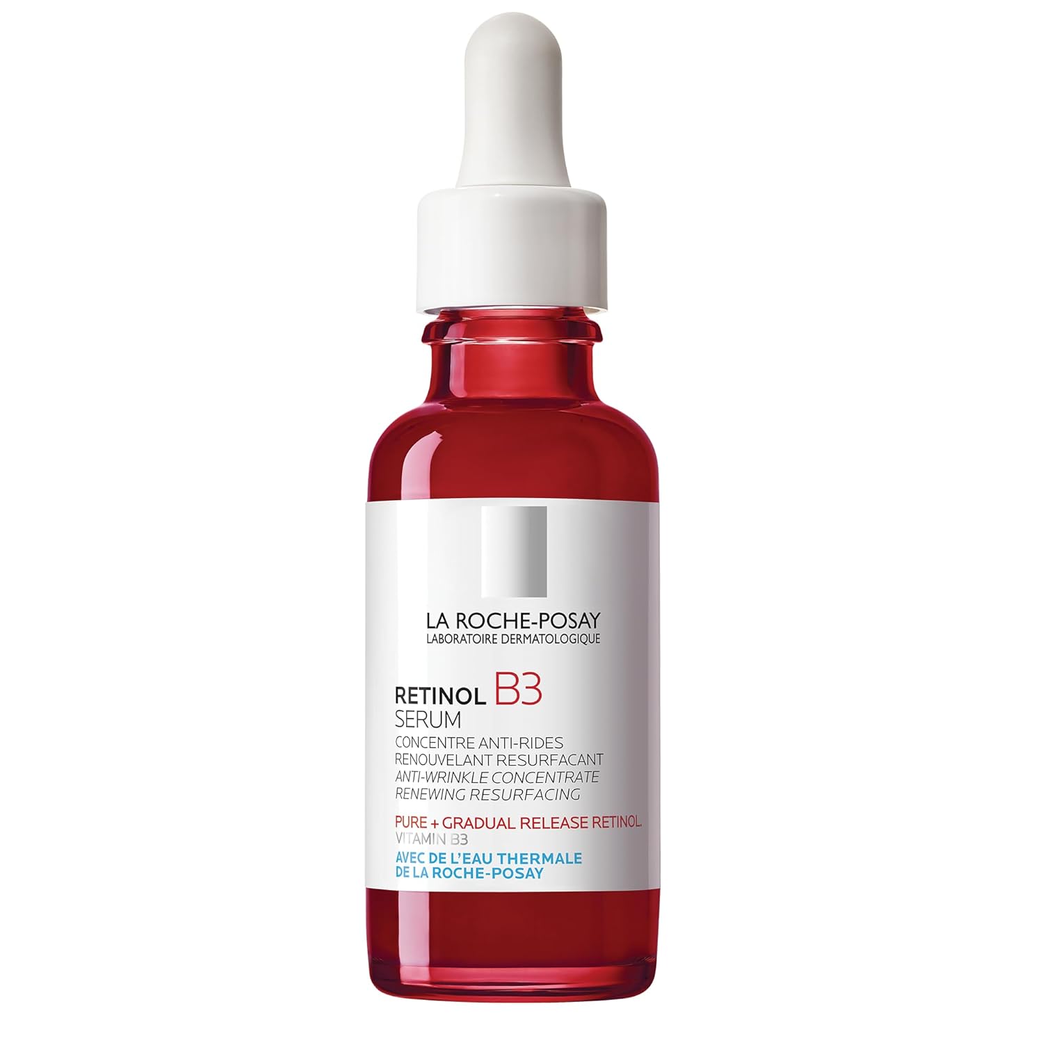La Roche-Posay Retinol B3 Serum 30ml red bottle with dropper