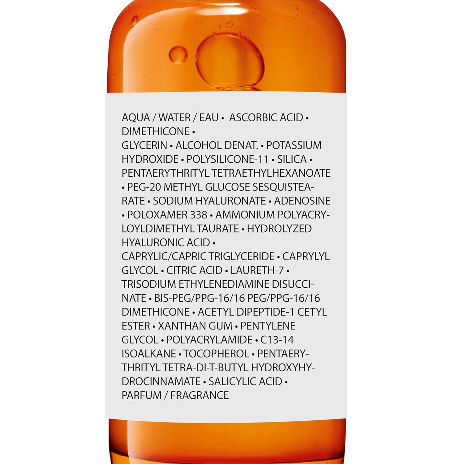 La Roche-Posay Pure 12% Vitamin C Serum 30ml orange bottle with ingredients label
