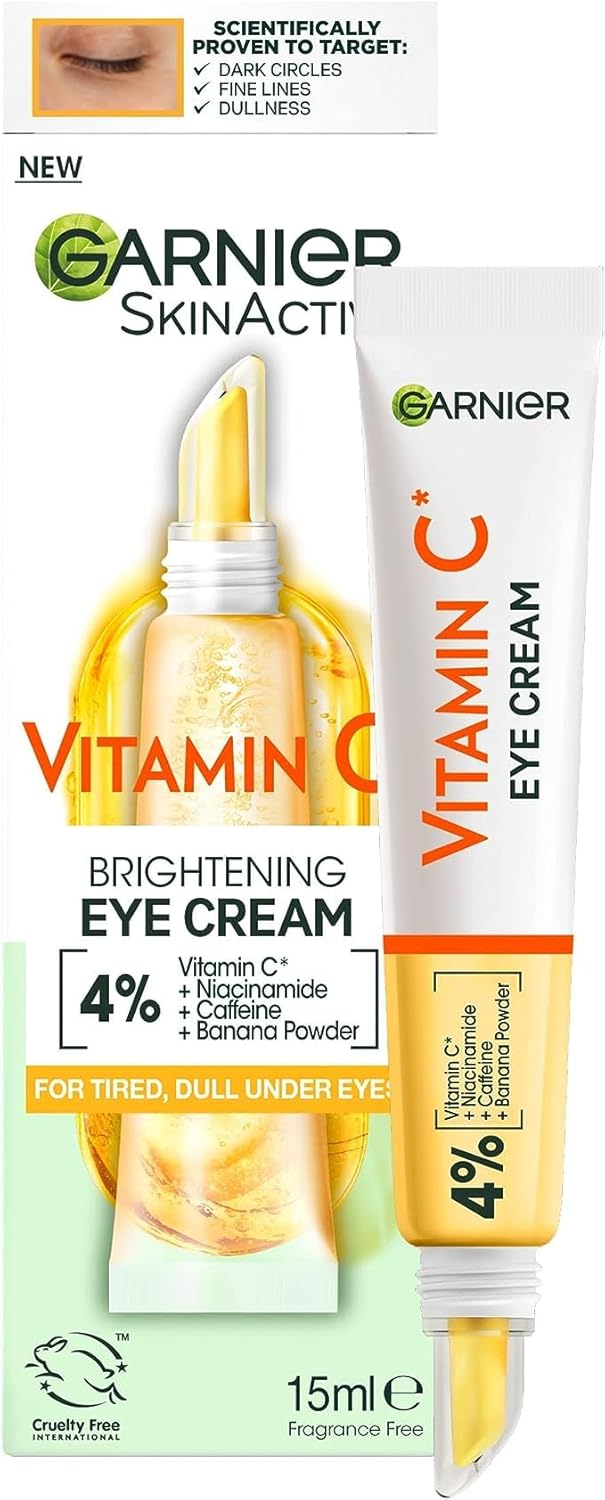 Garnier SkinActive Vitamin C Brightening Eye Cream 15mL tube