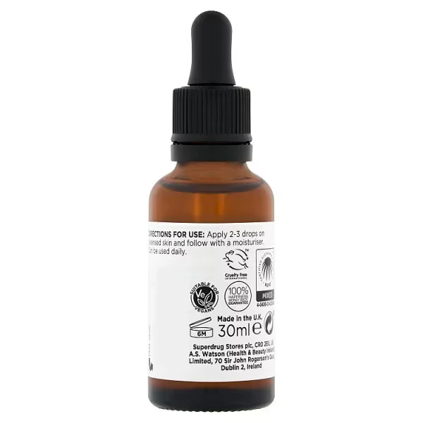 Superdrug Vitamin C Booster 30ml serum with dropper applicator
