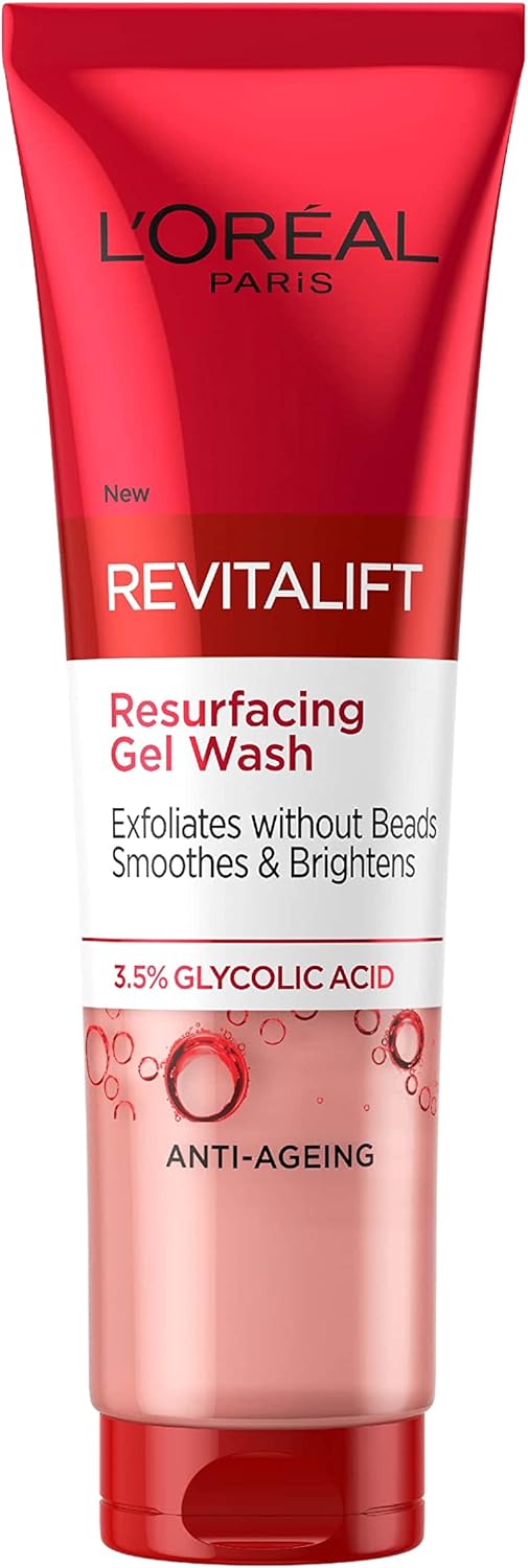 L'Oréal Paris Revitalift Glycolic Resurfacing Gel Wash 150ml tube