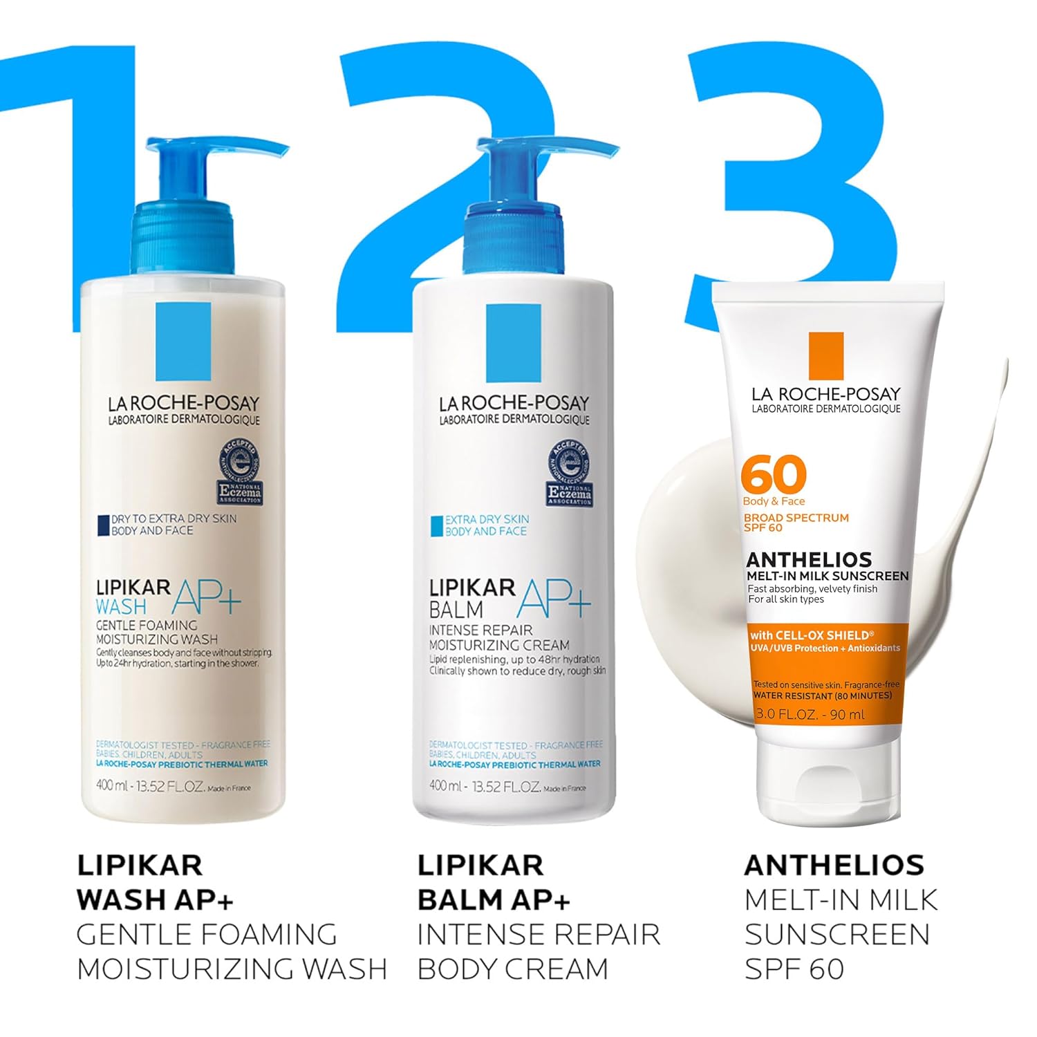 La Roche Posay Anthelios Melt-In Milk Sunscreen SPF 60, 90 ml tube