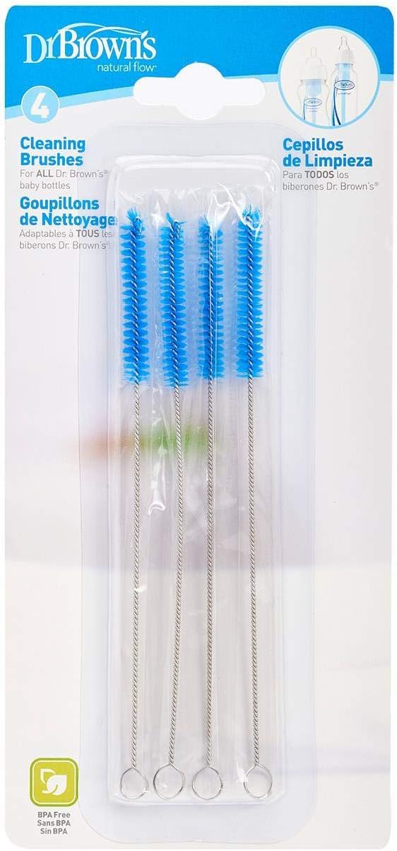 Dr. Brown's Options small vent cleaning brushes four pack blue