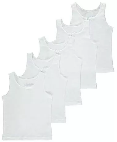 George white girls school vests pack of five