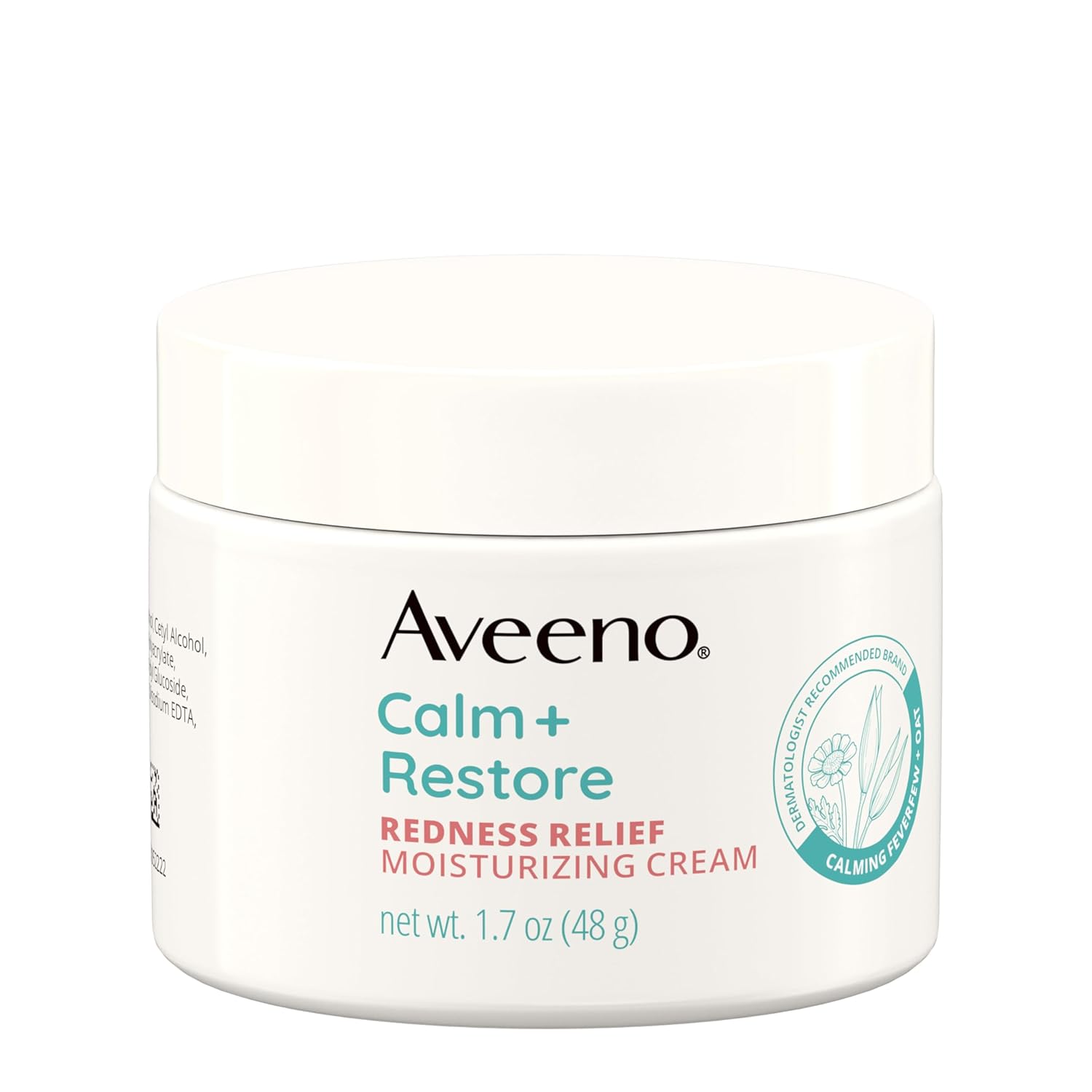 Aveeno Calm + Restore Redness Relief Moisturising Cream 48g jar