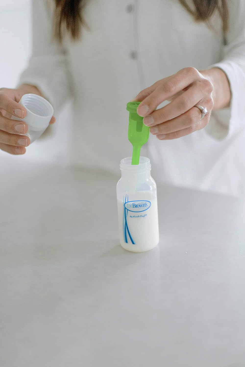 Dr. Brown's Natural Flow Options+ narrow baby bottle 120ml with green teat