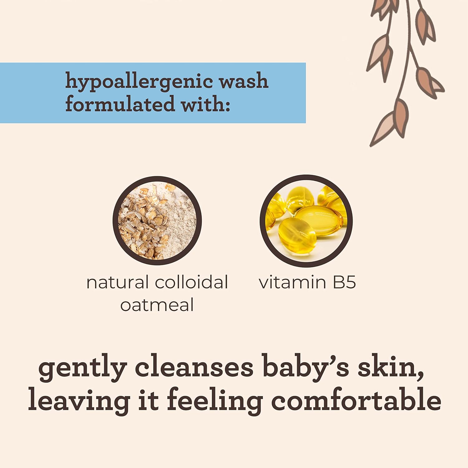 Aveeno Baby Cleansing Therapy Moisturising Wash 236ml bottle