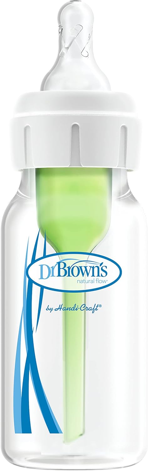 Dr. Brown's Natural Flow Options+ narrow baby bottle 120ml white