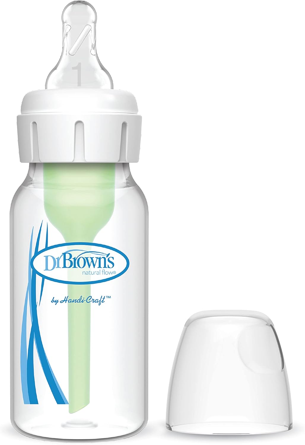 Dr. Brown's Natural Flow Options+ narrow baby bottle 120ml with teat