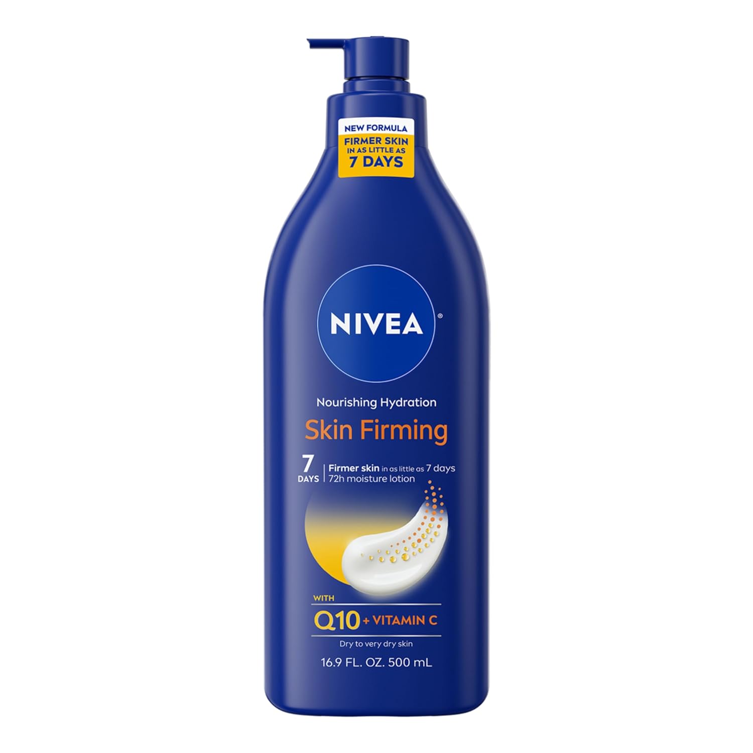 Nivea Skin Firming Nourishing Hydration body lotion 16.9oz pump bottle Q10 Vitamin C