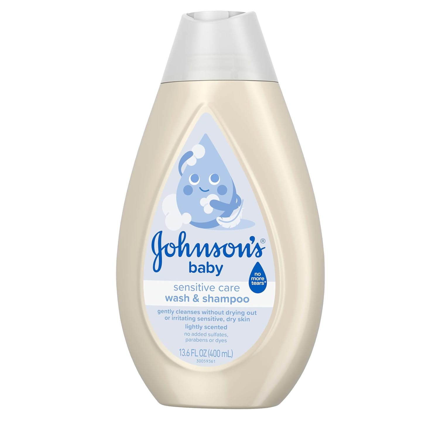 Johnson's baby sensitive care wash and shampoo 13.6 fluid ounces