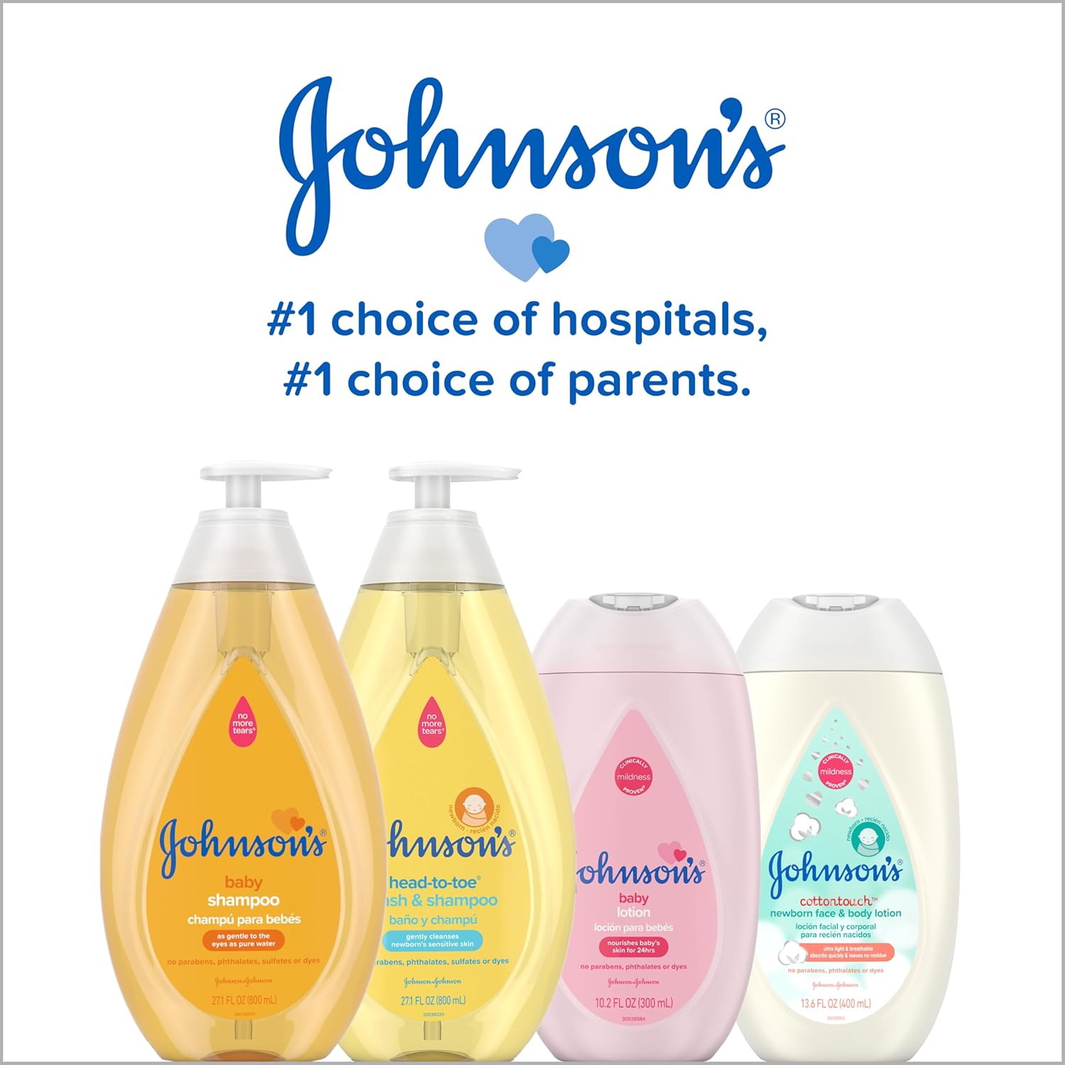 Johnsons Baby Cotton Touch Lotion Face & Body 13.6oz bottle