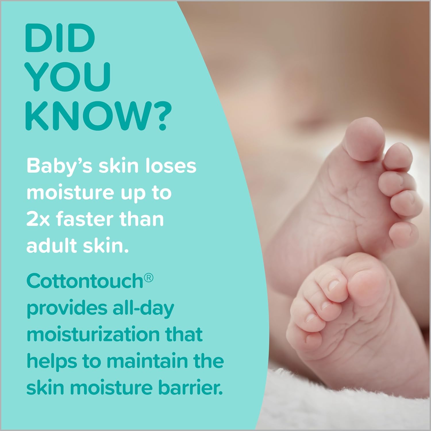 Johnsons Baby Cotton Touch Lotion Face and Body 13.6oz bottle