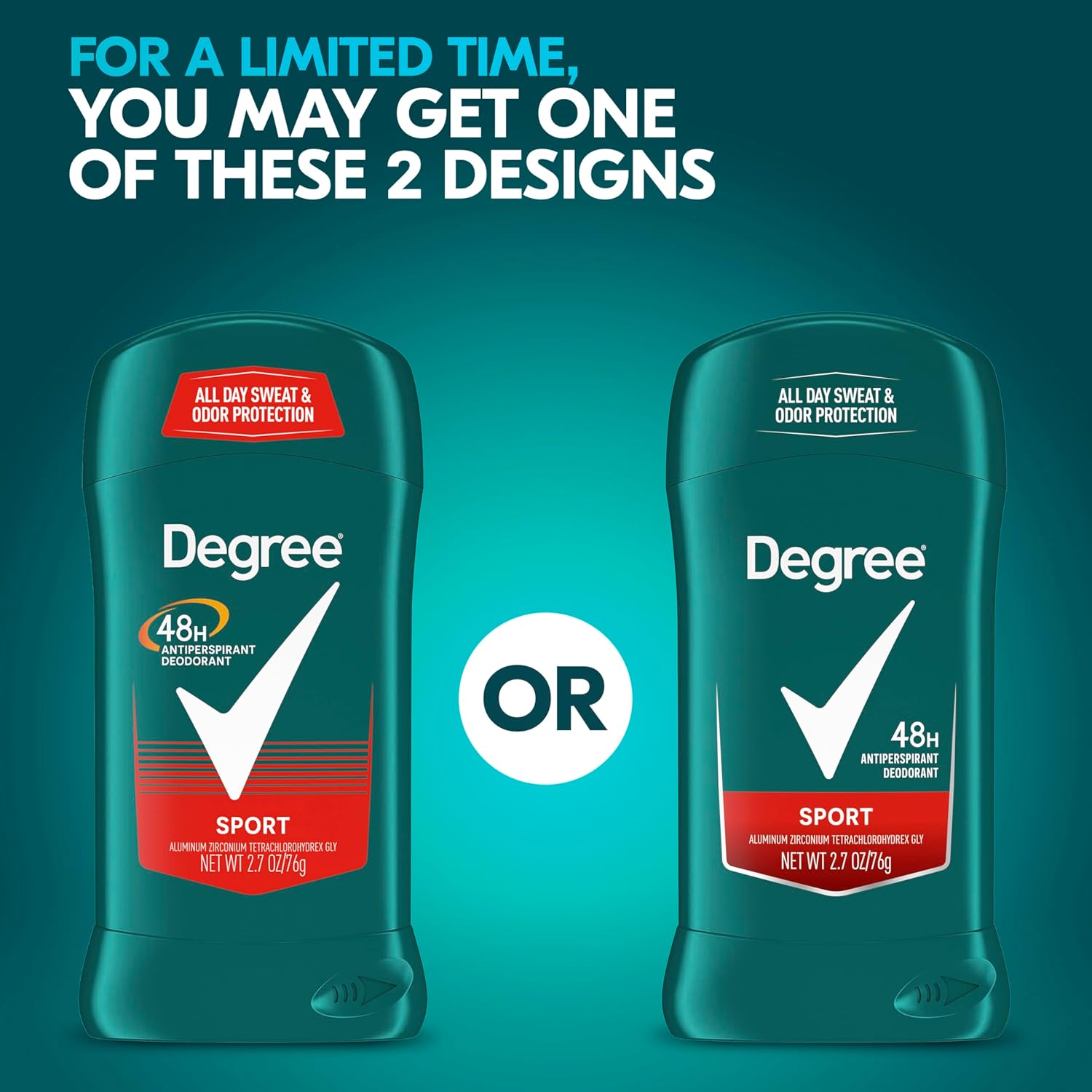 Degree Men Original Protection 48H Sport scent antiperspirant deodorant stick 76g