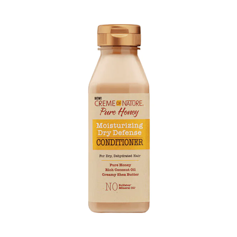 Creme of Nature Pure Honey Moisturising Dry Defence conditioner 355ml bottle