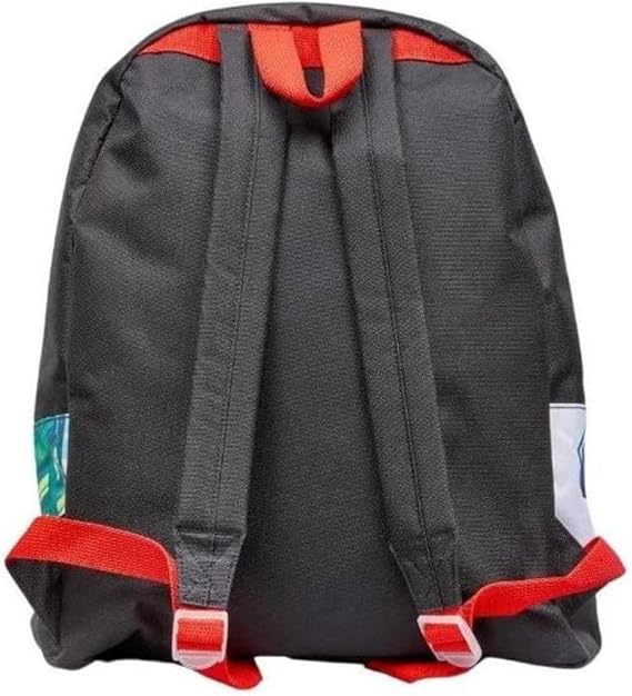 Marvel Spider-Man Eyes Roxy black backpack with red shoulder straps