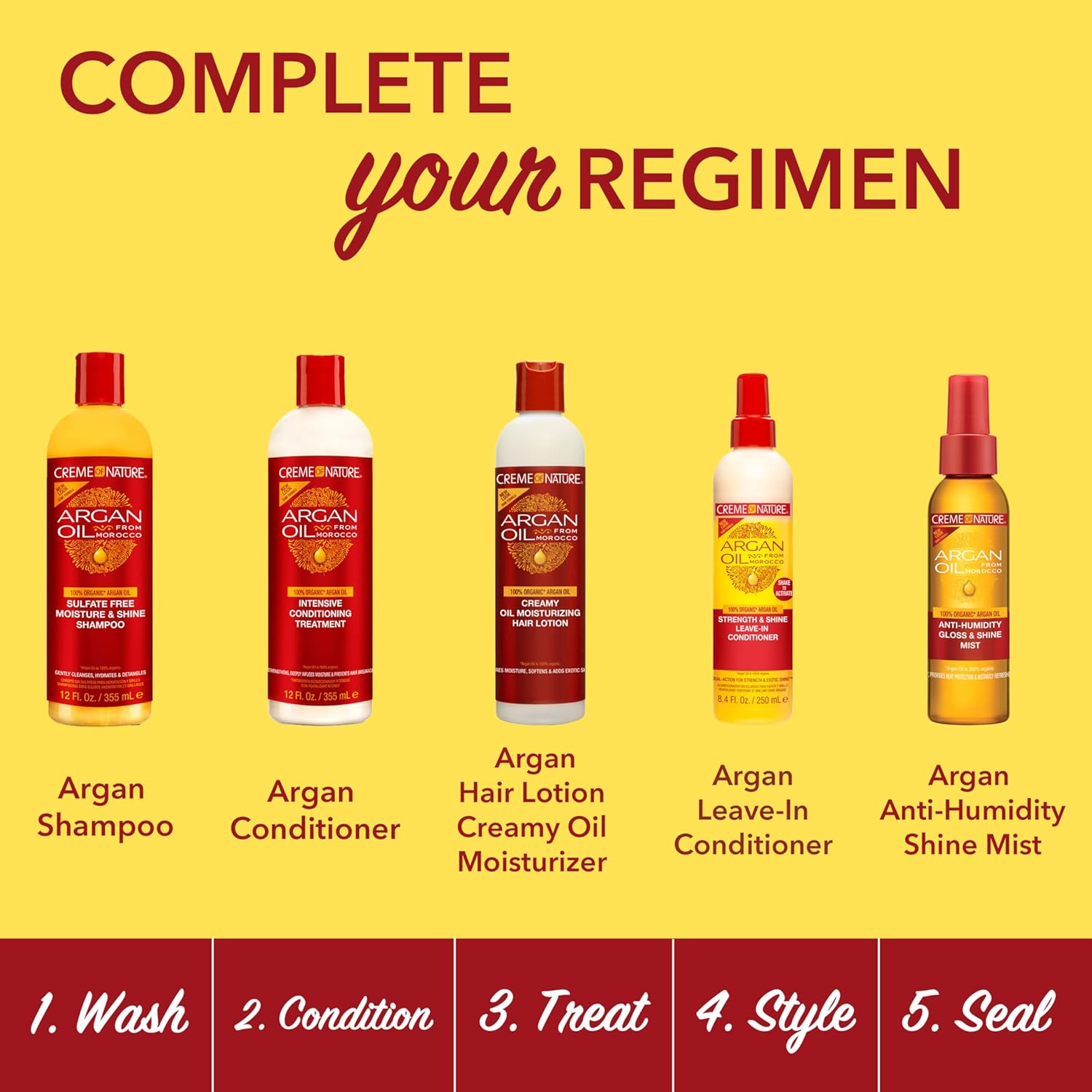 Creme of Nature Argan Oil Creamy Oil Moisturizing Hair Lotion 250ml bottle