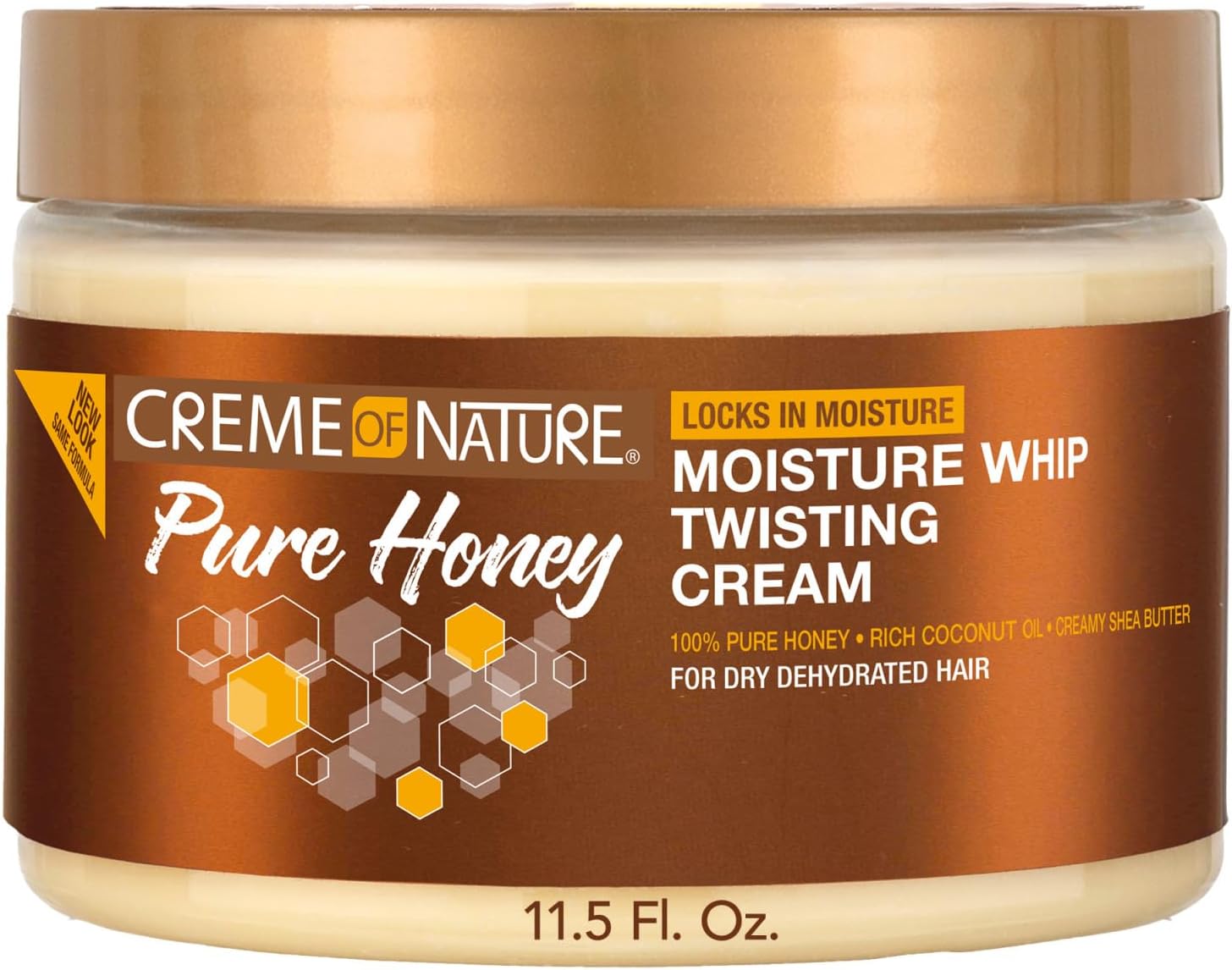 Creme of Nature Pure Honey Moisture Whip Twisting Cream 11.5 oz jar