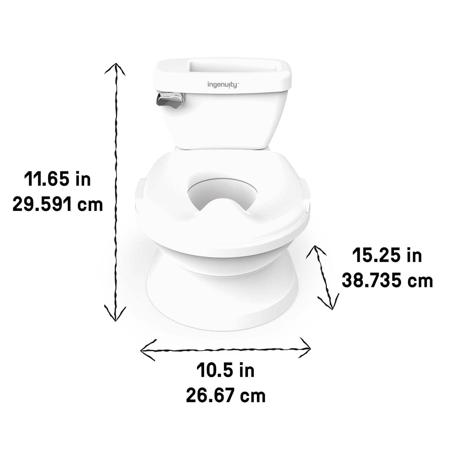 Summer Infant My Size Potty white child-sized toilet training seat