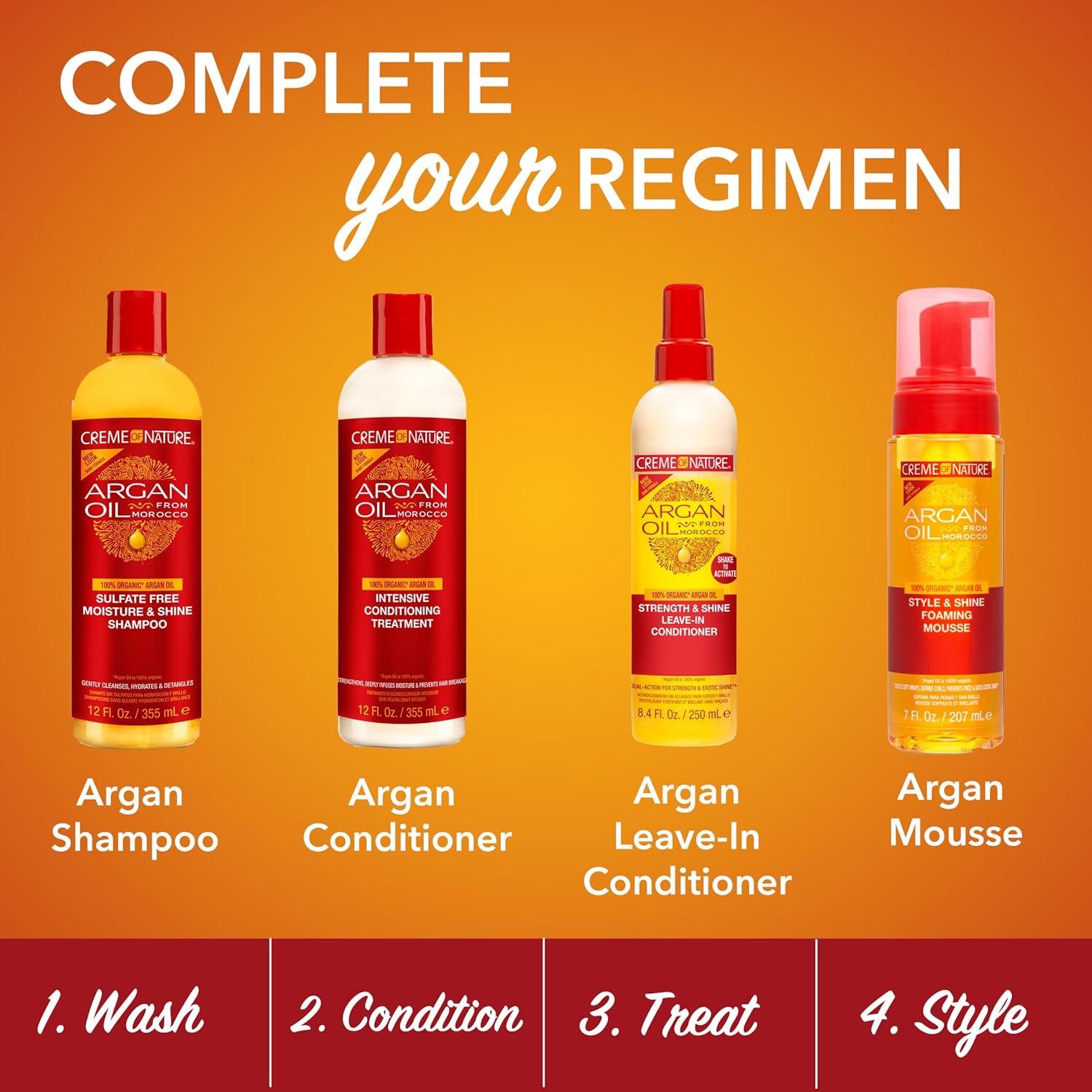 Creme of Nature Argan Oil Moisture & Shine Curl Activator Creme, styling product