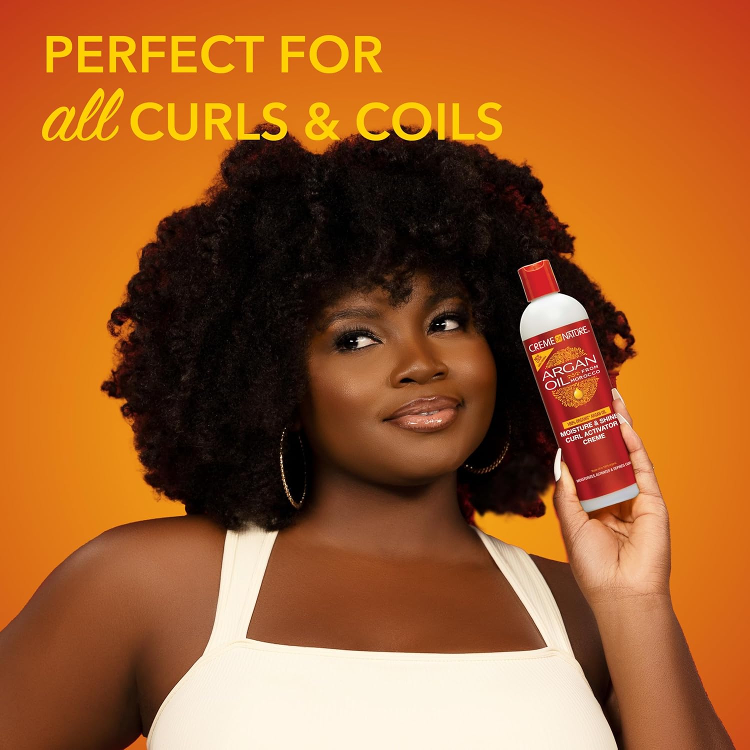 Creme of Nature Argan Oil Moisture & Shine Curl Activator Creme bottle