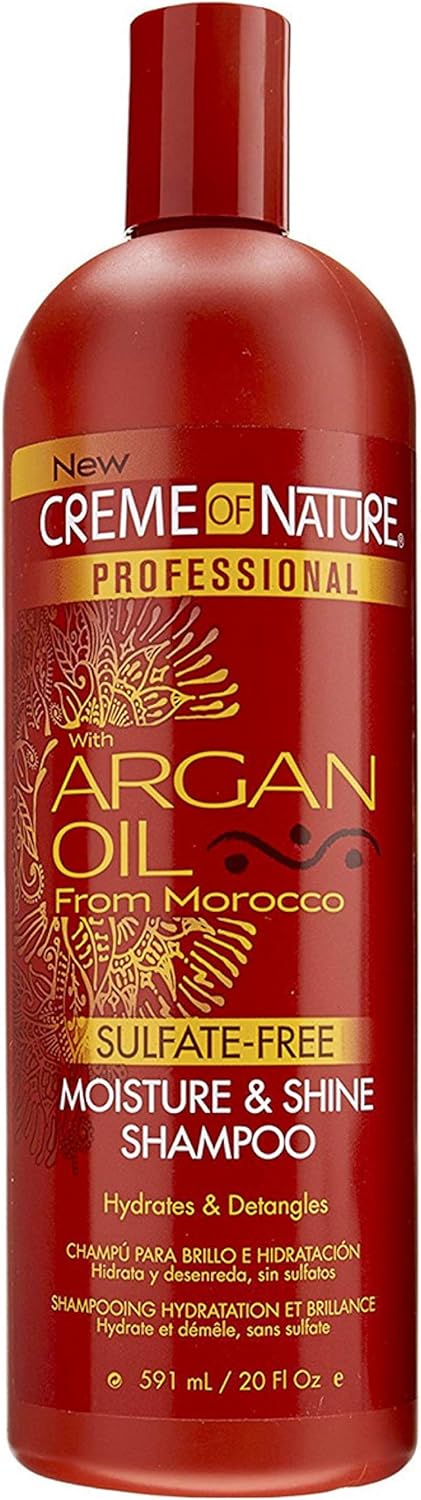 Creme of Nature Professional Argan Oil sulphate-free moisture and shine shampoo 591ml
