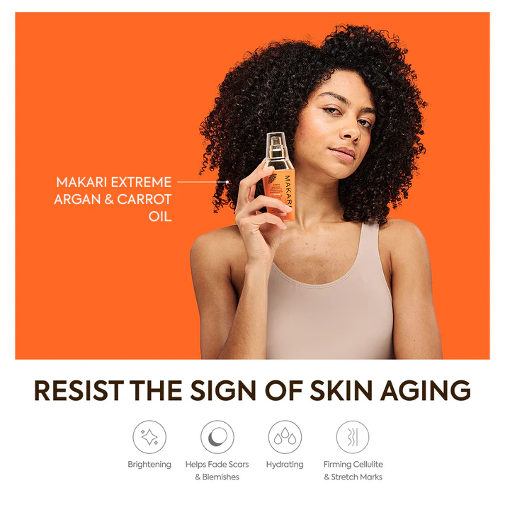 Makari Extreme Argan and Carrot Oil Dark Spot Corrector Serum 50mL bottle