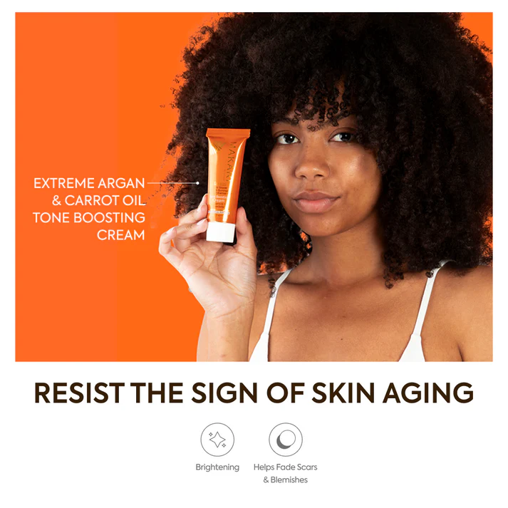 Makari Extreme Active Intense Tone Boosting Cream 50g orange tube