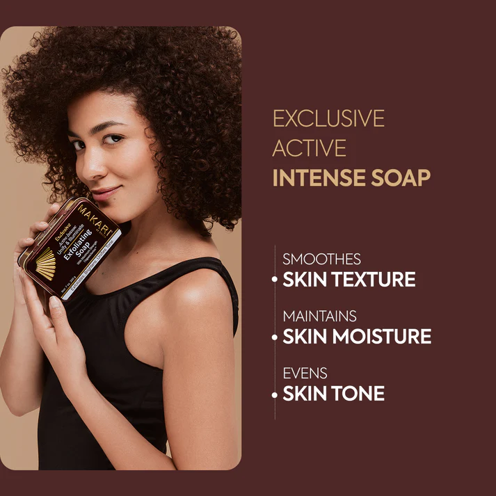 Makari Exclusive Active Intense exfoliating soap bar for skin unifying and illumination