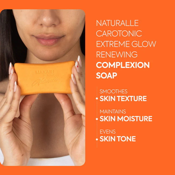 Makari Naturalle Carotonic Extreme Glow orange complexion soap bar 200g