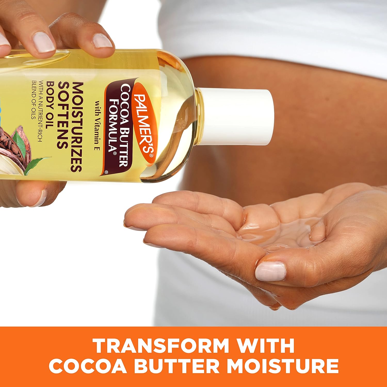 Palmer's Cocoa Butter Formula Moisturising Body Oil 250mL golden yellow bottle