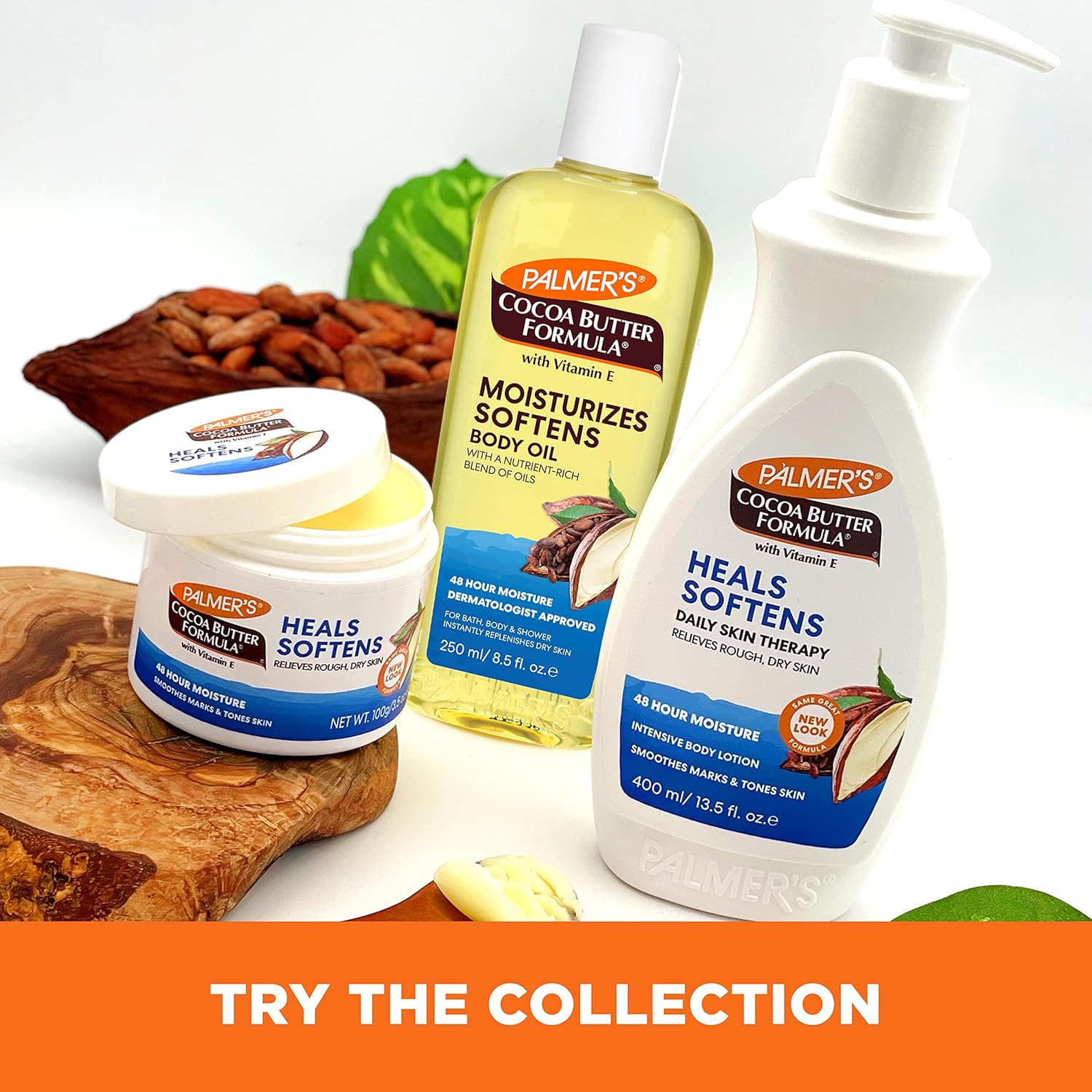 Palmer's Cocoa Butter Formula yellow moisturising body oil 250ml bottle