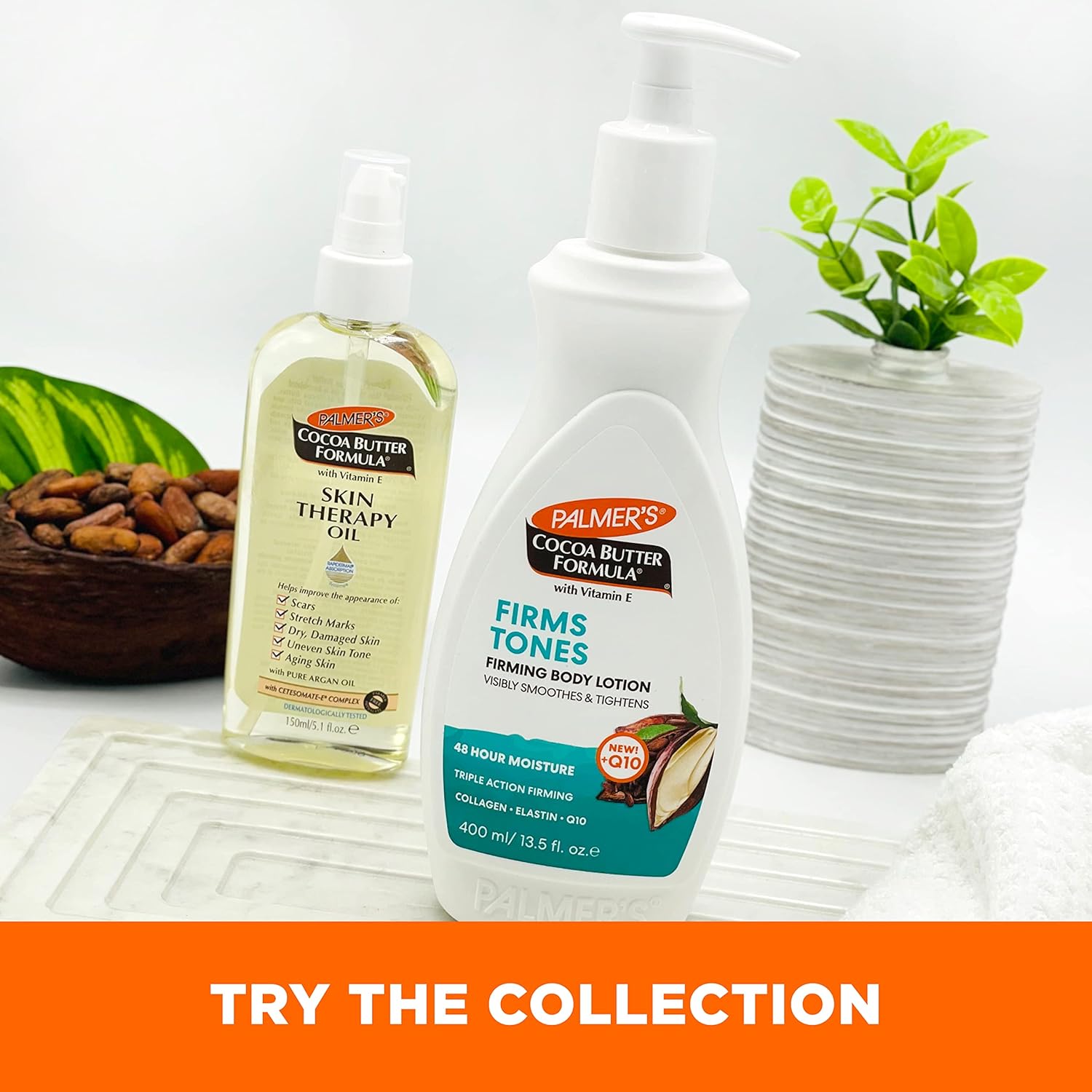 Palmer's Cocoa Butter Formula Firming Body Lotion 400ml white pump bottle