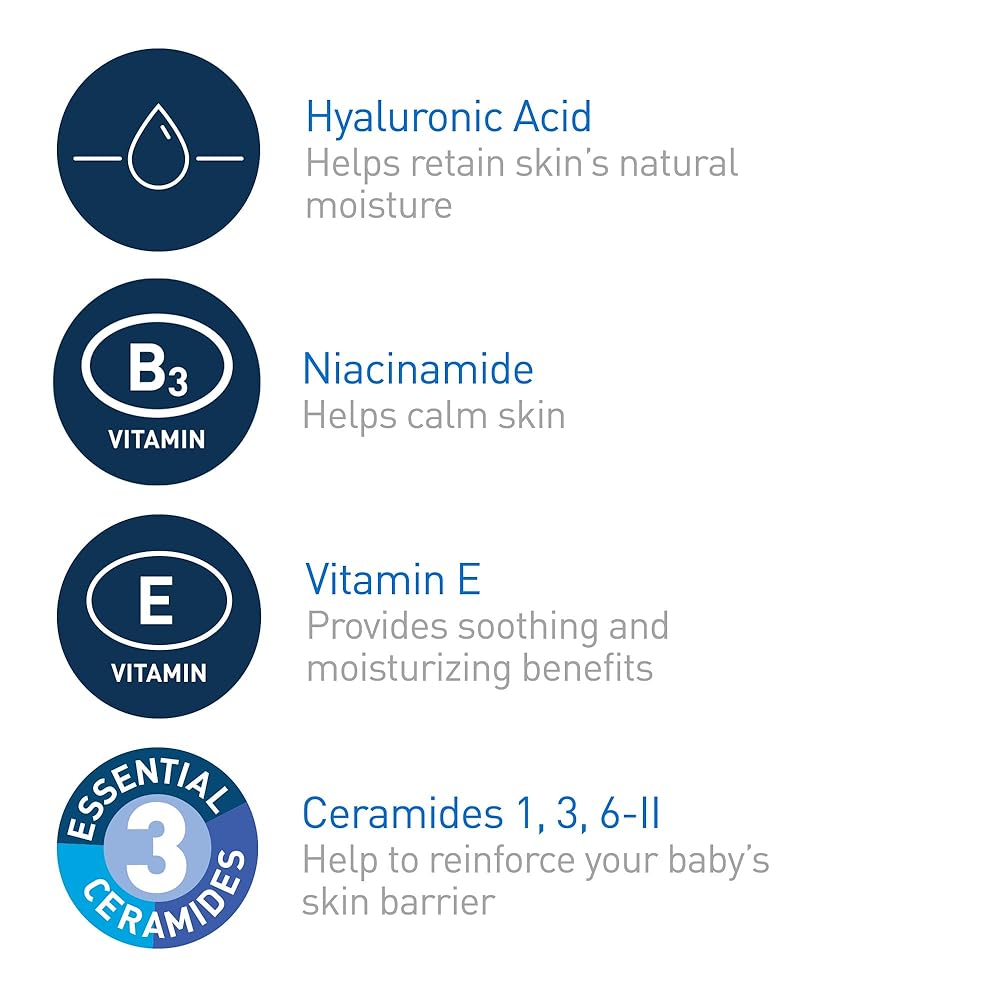 CeraVe Baby Moisturising Lotion 16 oz with hyaluronic acid and ceramides