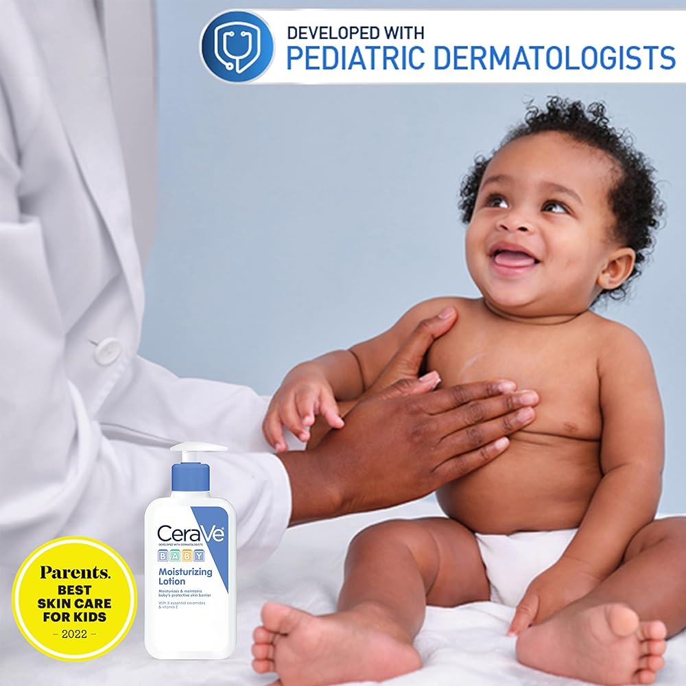 CeraVe Baby Moisturising Lotion 16 oz bottle with blue cap
