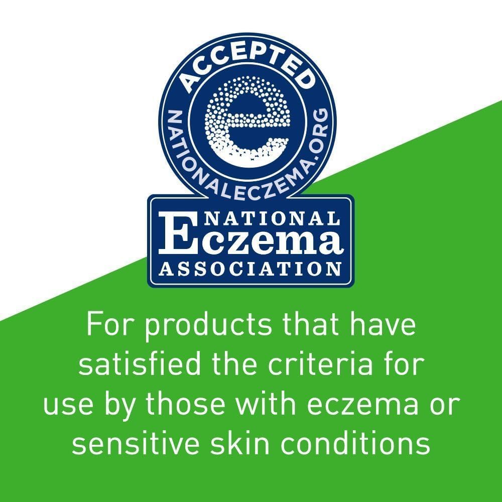 CeraVe Hydrating Cleanser Bar with National Eczema Association approval seal