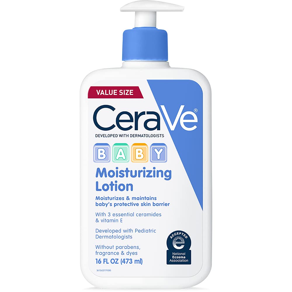 CeraVe Baby Moisturising Lotion 16 fl oz pump bottle with blue cap