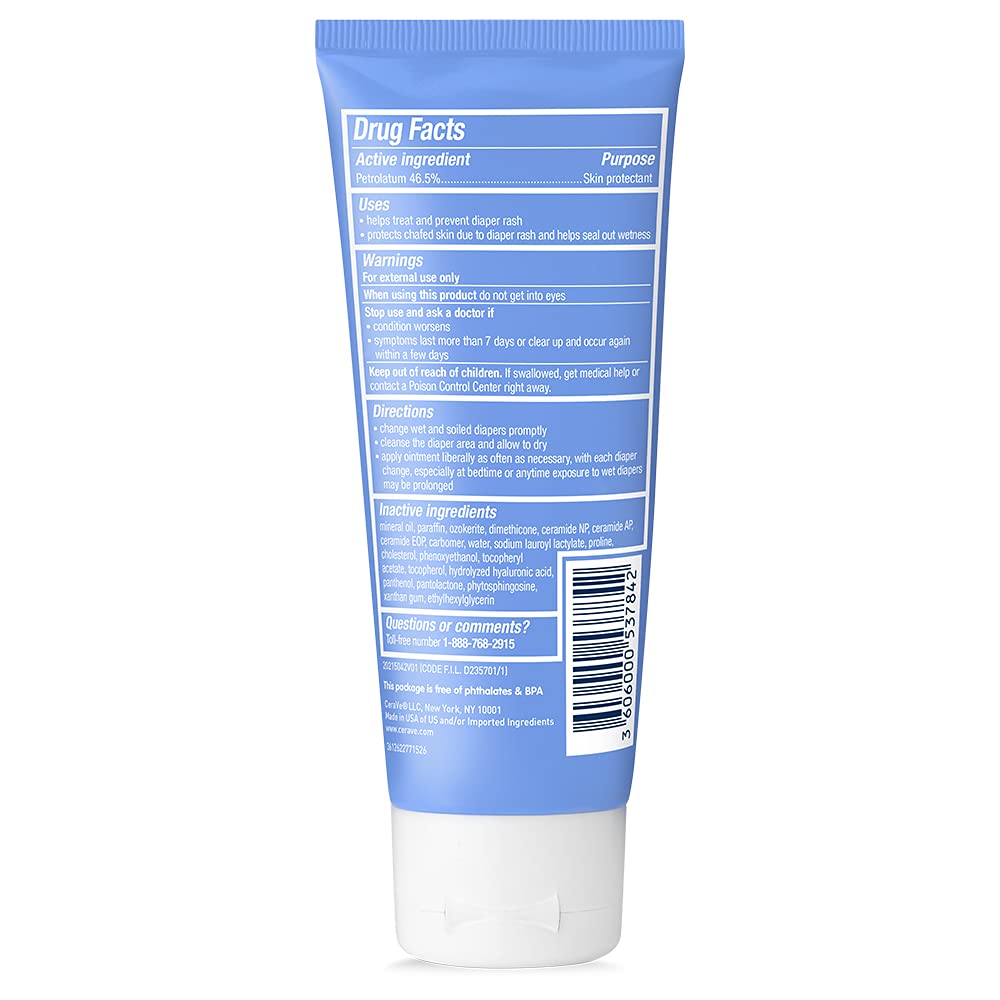 CeraVe Baby Healing Ointment blue tube 85g skin protectant