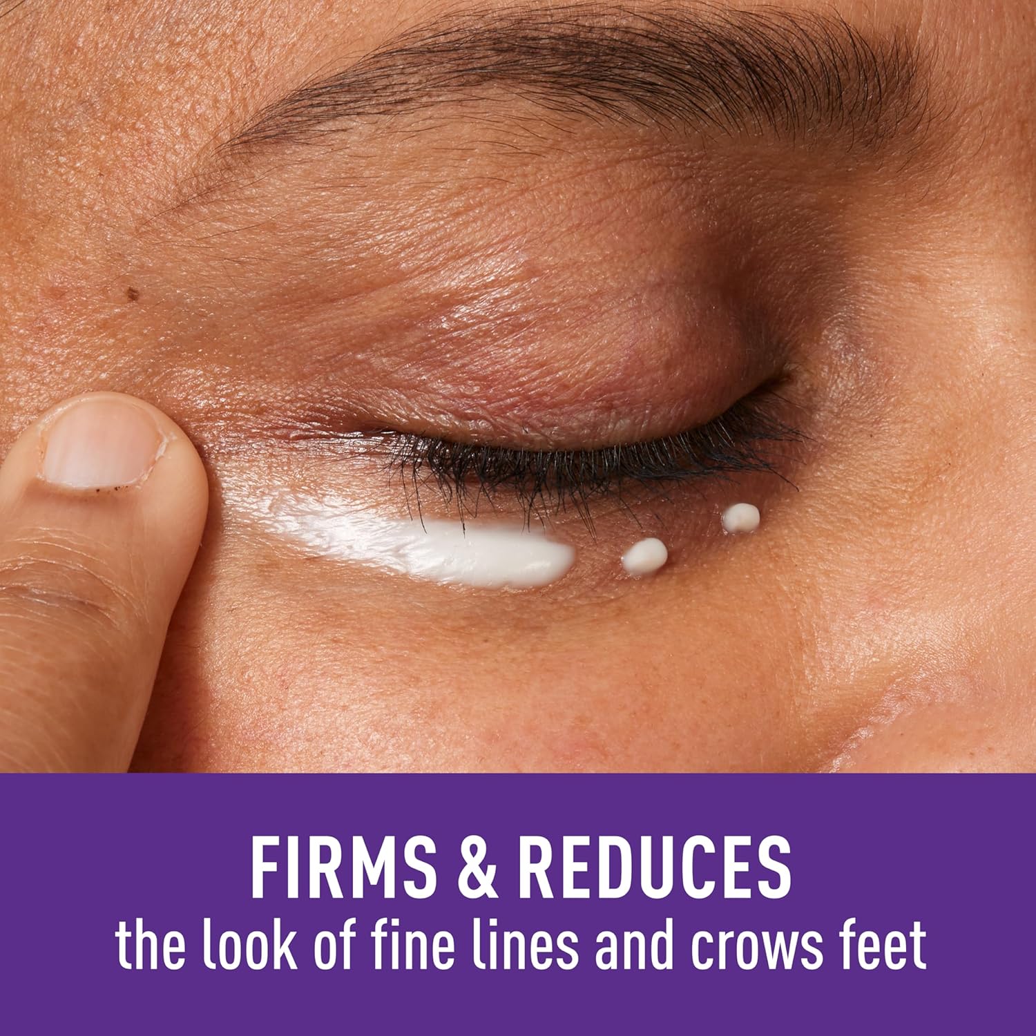 CeraVe Skin Renewing Eye Cream 14.2g applied under eye area on skin