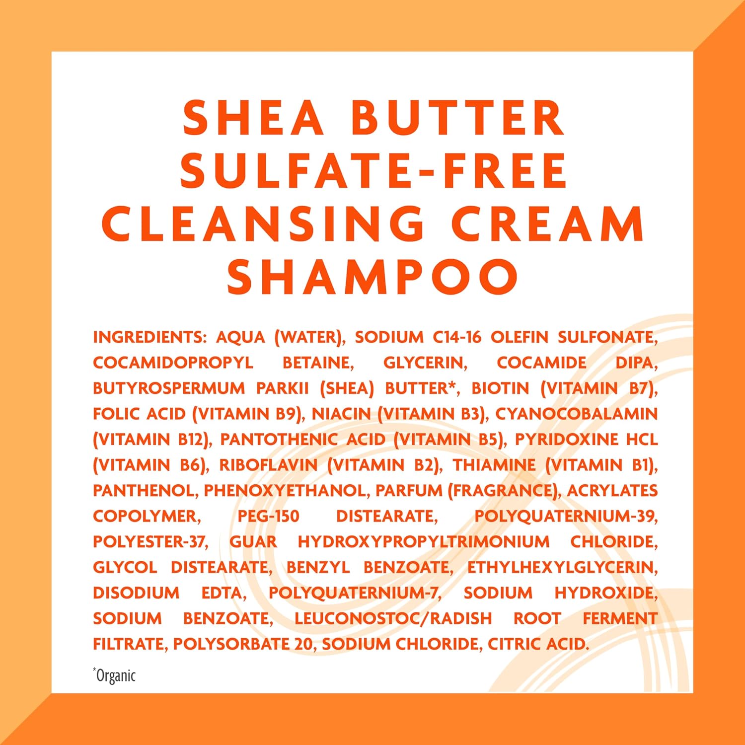 Cantu Shea Butter sulfate-free cleansing cream shampoo 400ml bottle for natural hair