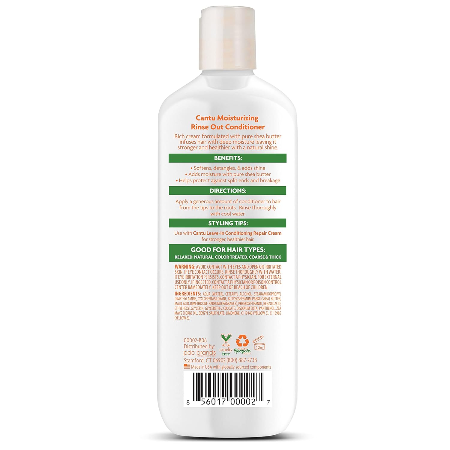 Cantu Shea Butter Moisturizing Rinse Out Conditioner 400ml bottle