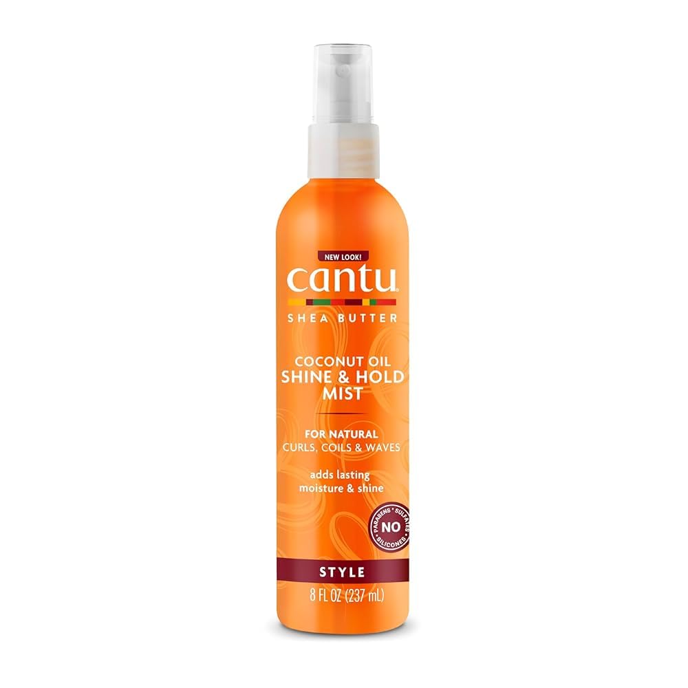 Cantu Shea Butter Coconut Oil Shine & Hold Mist spray 237ml for natural hair